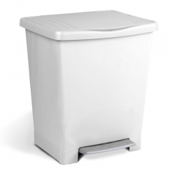 Cubo de basura tatay mileniun pedal 23l blanco