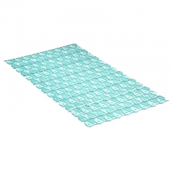 Alfombra antideslizante baño tatay piscis 70x36cm tuquesa pvc ventosa