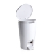 Cubo de baño tatay diabolo pedal 5l blanco