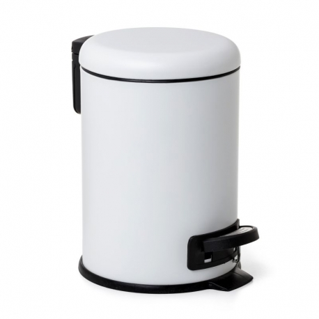 Cubo de basura tatay nordic pedal 3l blanco