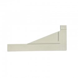 Fijacion perfil panel nortene perfix 14x6cm blanco 2 unidades