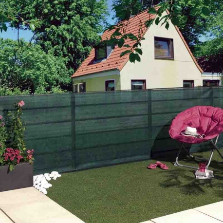 Malla ocultacion nortene totaltex 2x10m verde