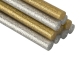 Adhesivo termofusible salki 8x130mm purpurina oro-plata 23 unidades