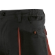 Pantalon corto juba 962 top range gris-naranja talla m
