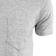 Camiseta manga corta juba 633 algodon gris talla xxl