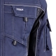 Chaqueta multibolsillo juba 180 flex azul talla s