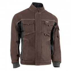 Chaqueta multibolsillo juba 190 flex marron talla m