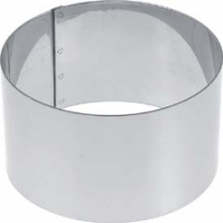 Molde inox ambit redondo 10 x 4,5 cm