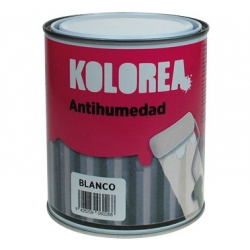 Pintura antihumedad 0.75 l blanco kolorea