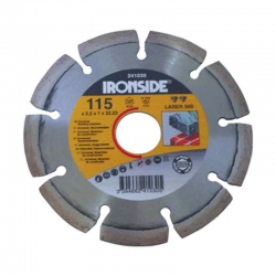 Disco de diamante ironside segmentado laser 500 125 mm