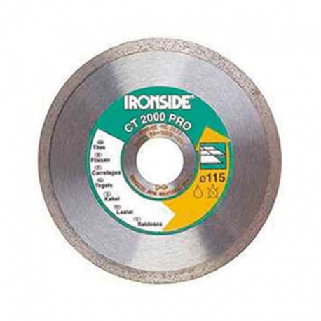 Disco de diamante ironside ceramico ct2000 profesional 115 mm