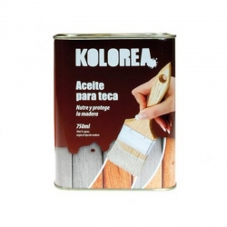 Aceite de teca kolorea nutre y protege incoloro 750ml