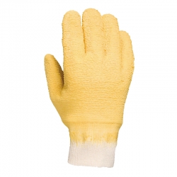 Guante algodon-latex juba 407a tuff amarillo talla unica