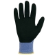 Guante nylon juba h4115 sin costuras azul-negro talla 10