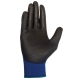 Guante nylon juba h4114 sin costuras azul-negro talla 10