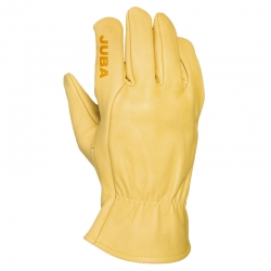 Guante de piel flor vacuno juba h406v amarillo talla 9