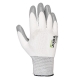 Guante nylon juba bac5440 sin costuras blanco-gris talla 7