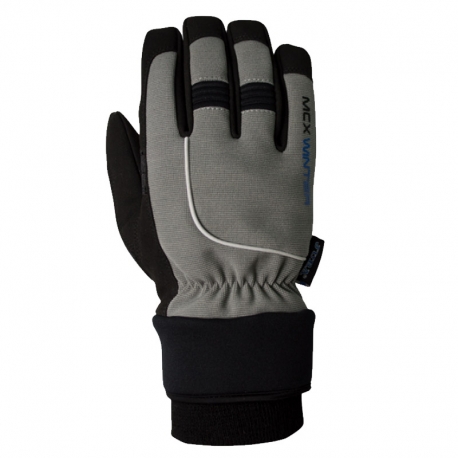 Guante piel sintetica juba h230 gris-negro talla 8