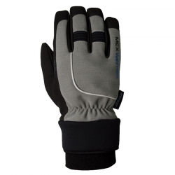 Guante piel sintetica juba h230 gris-negro talla 9