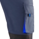 Pantalon multibolsillos juba 981 top range azul talla m