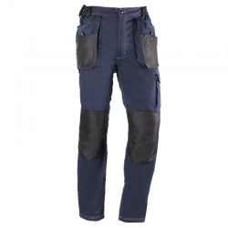 Pantalon multibolsillos juba 181 flex negro-azul talla xl