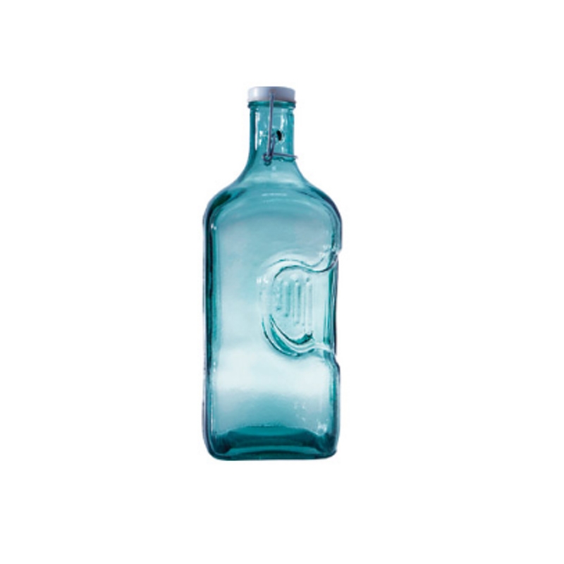 juego 2 botellas cristal en color blanco, ideal - Compra venta en  todocoleccion