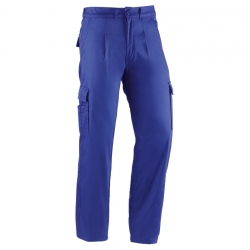 Pantalon multibolsillos juba 848az industrial azul talla 56