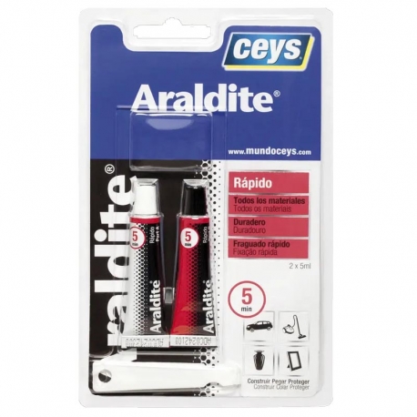 Adhesivo araldite ceys rapido 5+5ml