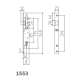 Cerradura mcm serie 1553-21 puerta metalica inox