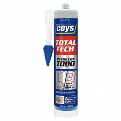 Adhesivo sellador ceys total tech 290ml plata