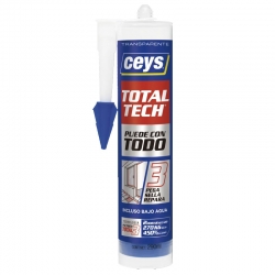 Adhesivo sellador ceys total tech 290ml transparente