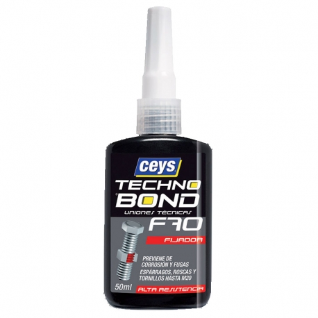 Adhesivo fijador ceys technobond f70 alta resistencia 50ml