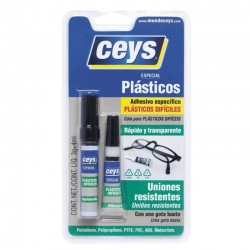 Adhesivo plasticos ceys para plasticos dificiles 3gr+4ml