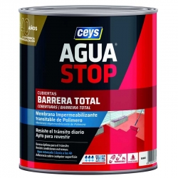 Impermeabilizante ceys aguastop barrera total 1kg blanco