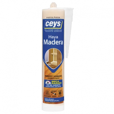 Sellador acrilico madera ceys 280ml haya