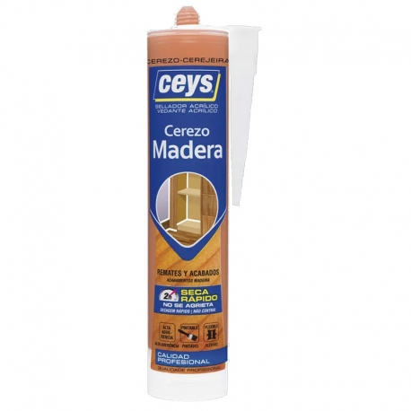 Sellador acrilico madera ceys 280ml cerezo