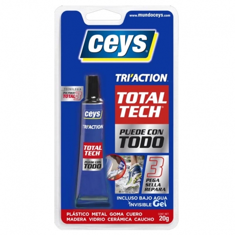 Pegamento tri-action ceys totaltech 20gr