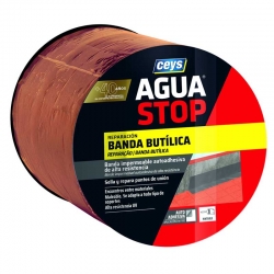 Banda butilica ceys agua stop impermeable 10mx15cm teja