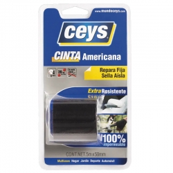 Cinta americana ceys extra resistente 5mx50mm negro