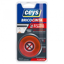 Cinta doble cara ceys bricocinta 19mmx1,5m