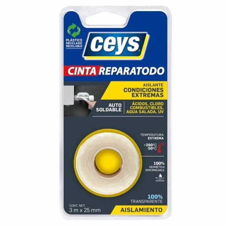 Cinta reparatodo ceys transparente 25mmx3m