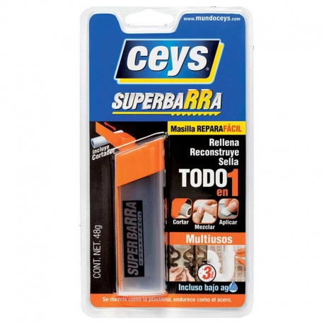 Masilla ceys superbarra reparafacil multiusos 47gr