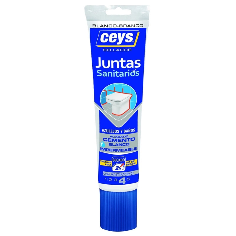 ⇒ Sellador ceys juntas sanitarios 125ml blanco ▷ Precio. ▷ Comprar con los  Mejores Precios. Ofertas online