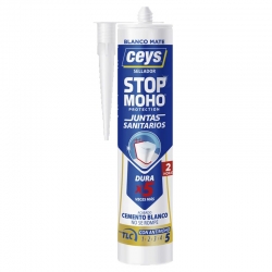 Sellador ceys juntas sanitarios 290ml blanco