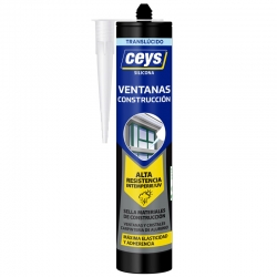 Silicona ceys ventanas-obras y contruccion 280ml translucido