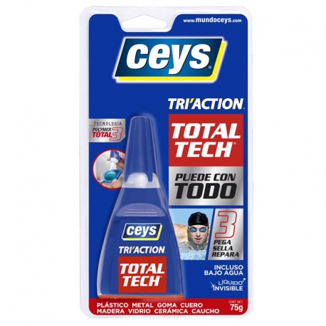 Pegamento tri-action ceys totaltech 75gr