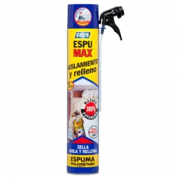 Espuma de poliuretano ceys espumax aislar y rellenar canula 750ml