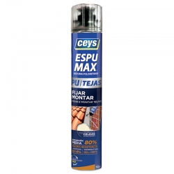 Espuma de poliuretano ceys espumax fijar y montar pistola 750 ml