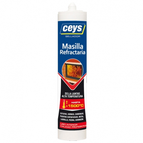 Masilla refractaria ceys alta temperatura 310ml