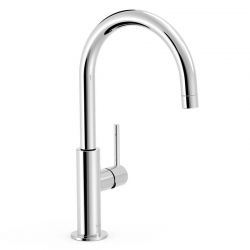 Monomando lavabo tres exclusive study caño curvo 324 mm cromo 26290402